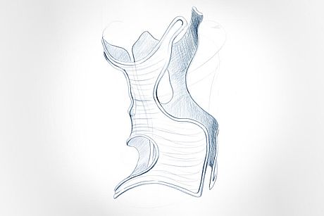 Customized design of the scoliosis corset